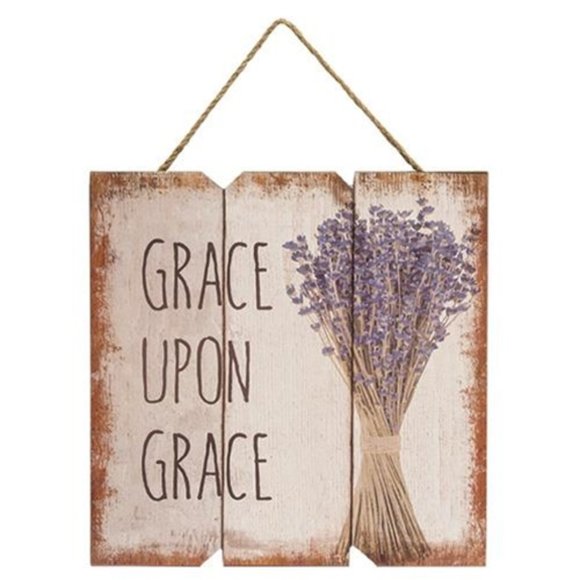 Other - NWT Grace Upon Grace Wooden Sign
